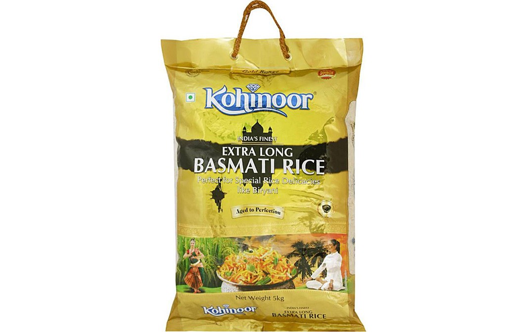 Kohinoor Extra Long Basmati Rice   Pack  5 kilogram
